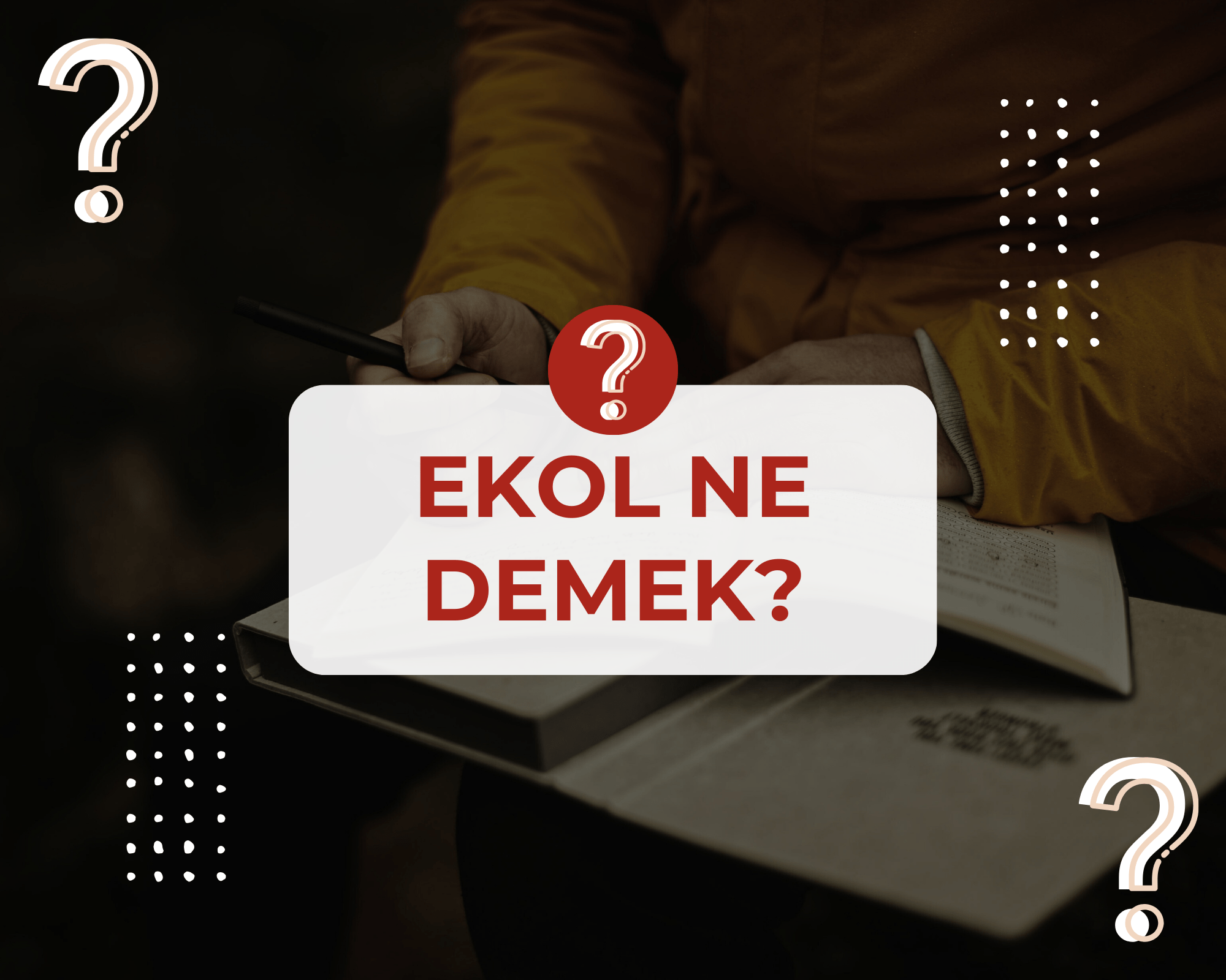 Ekol nedir? Tdk’ya göre ekolün anlamı ve kullanımı